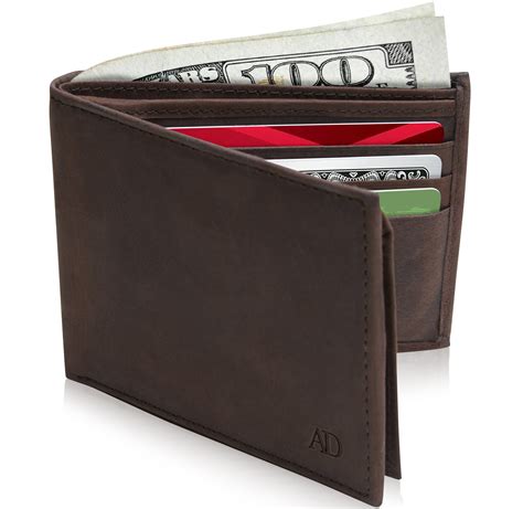 rfid bifold wallet for men